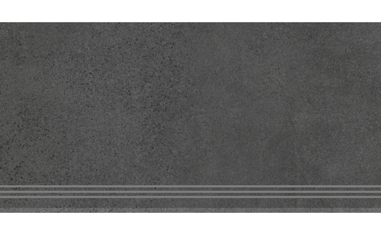 Stufe Rillenplatte anthracite 30 x 60 cm