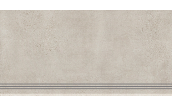 Stufe Rillenplatte beige 30 x 60 cm